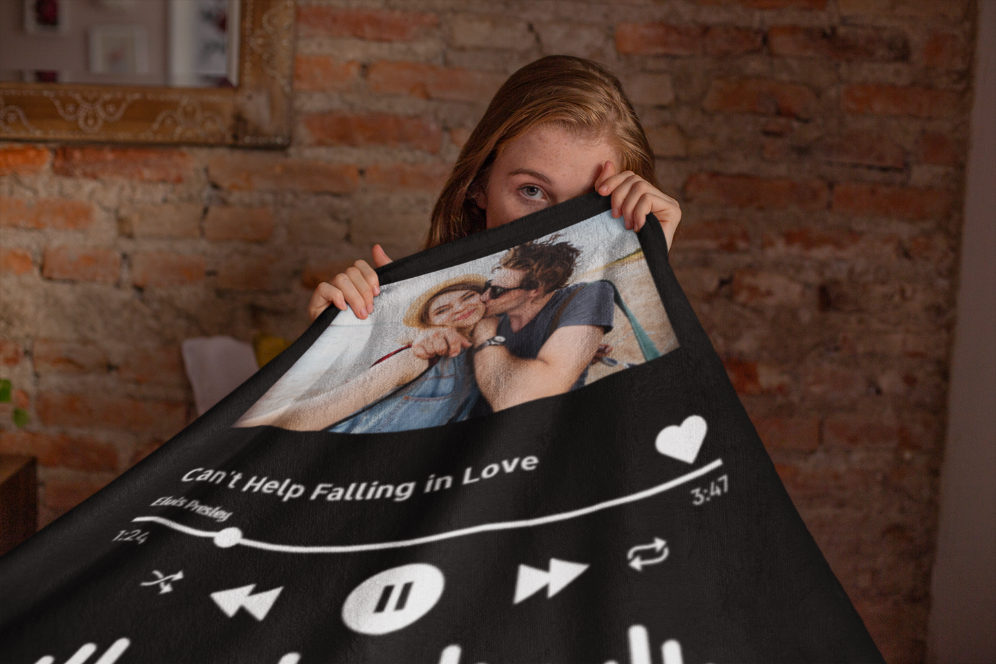 Custom Music Blanket Photo