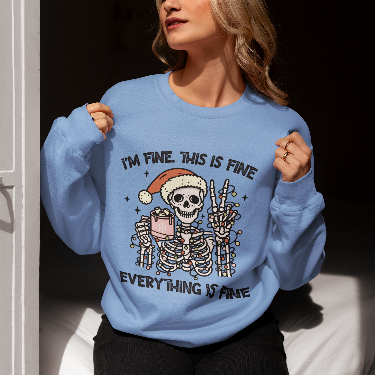 Funny Sarcastic Skeleton Christmas T-Shirts – Spooky Holiday Humor!