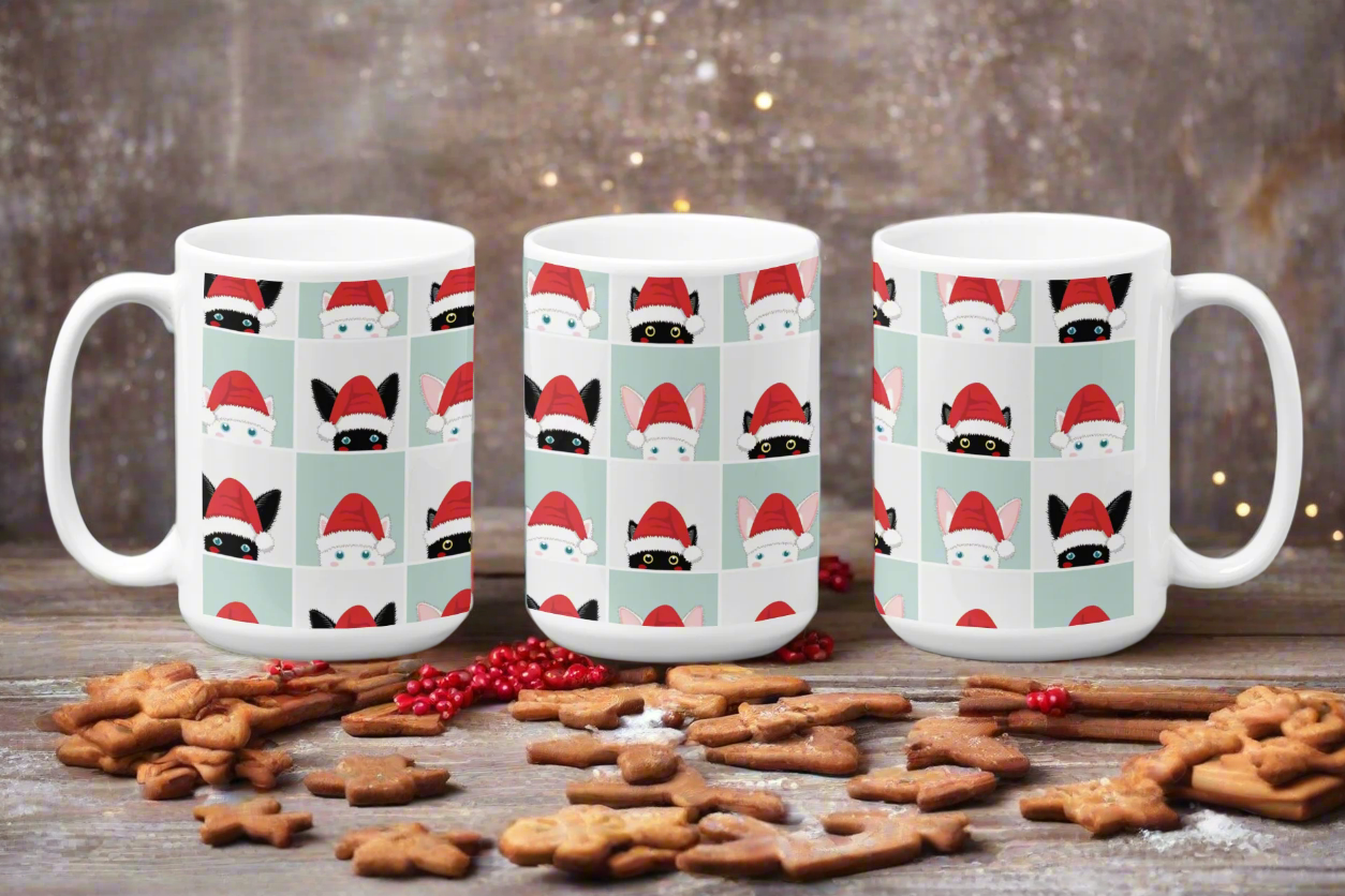 Cute Christmas Gods White Mug