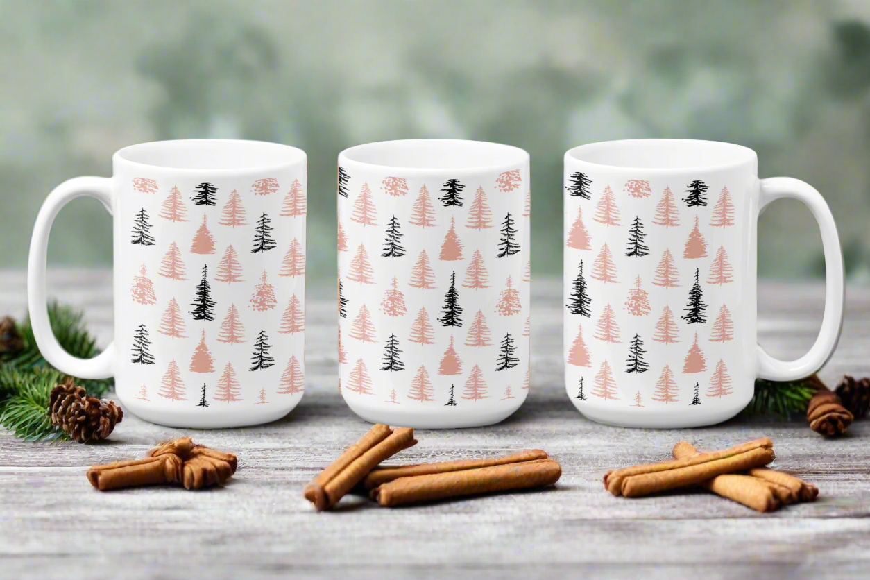 Charming Christmas Tree Mug – Sip in Holiday Spirit!