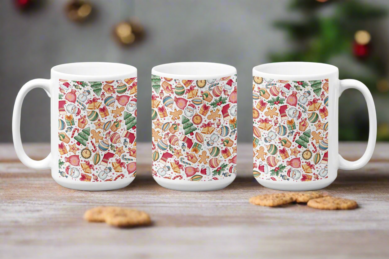 Festive Gingerbread Man Mug – Perfect for Holiday Sips!