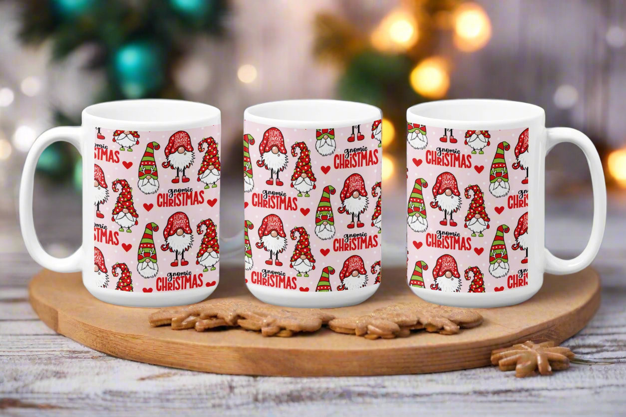 Adorable Gnome Christmas Mug – Spread Holiday Cheer!