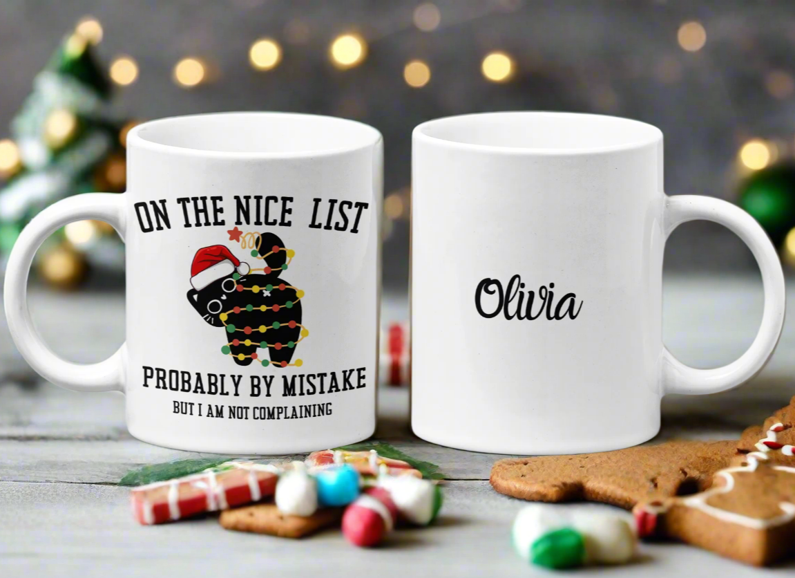 Personalized Christmas List Mug | Gift for Christmas