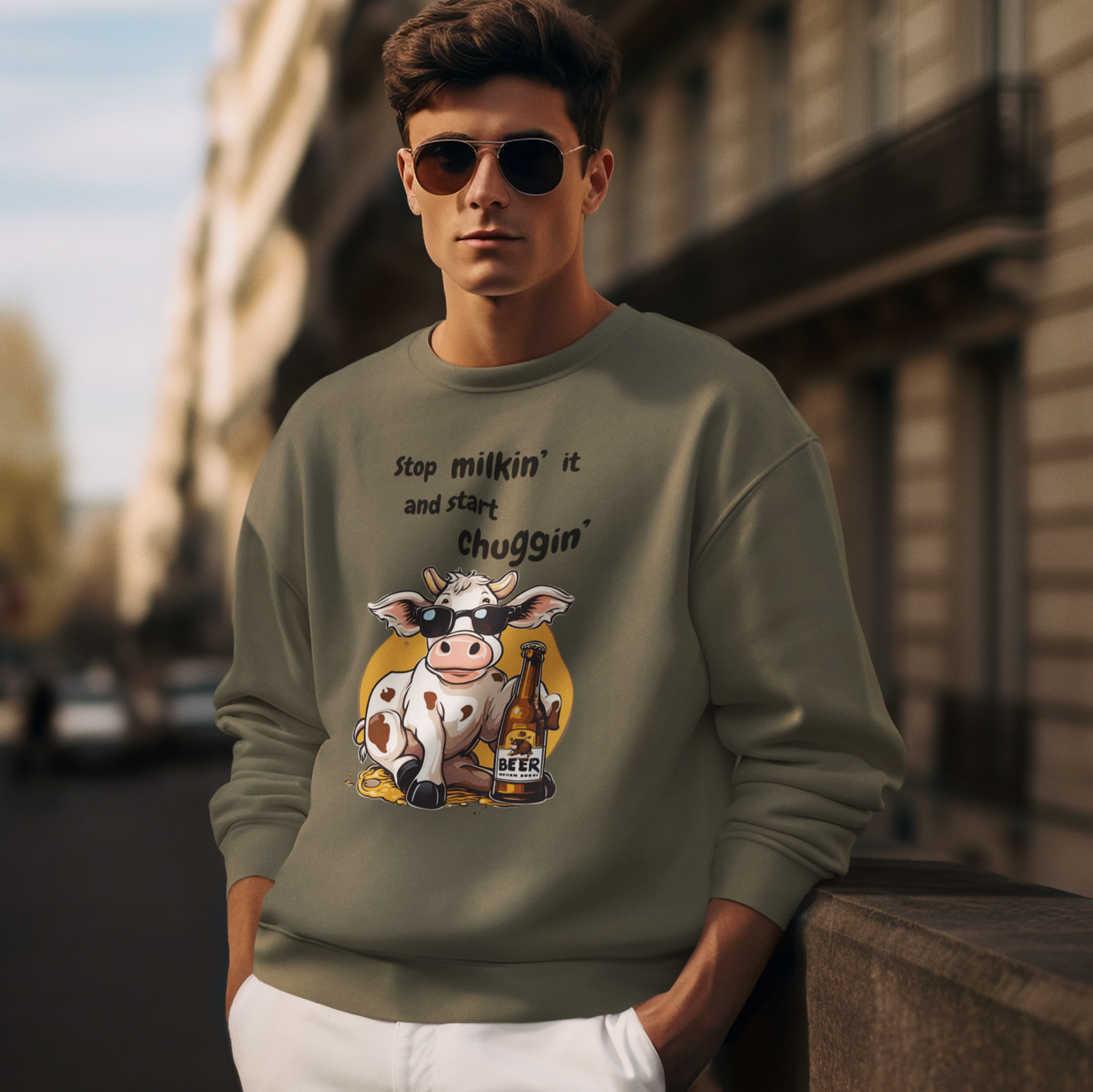 Stop Milking It - Cow T-Shirt and Sweatshirt