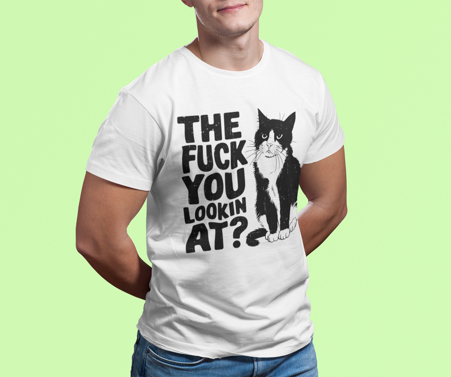 The Fuck You Lookin' At Unisex T-Shirt – Bold Sarcasm, Everyday Comfort