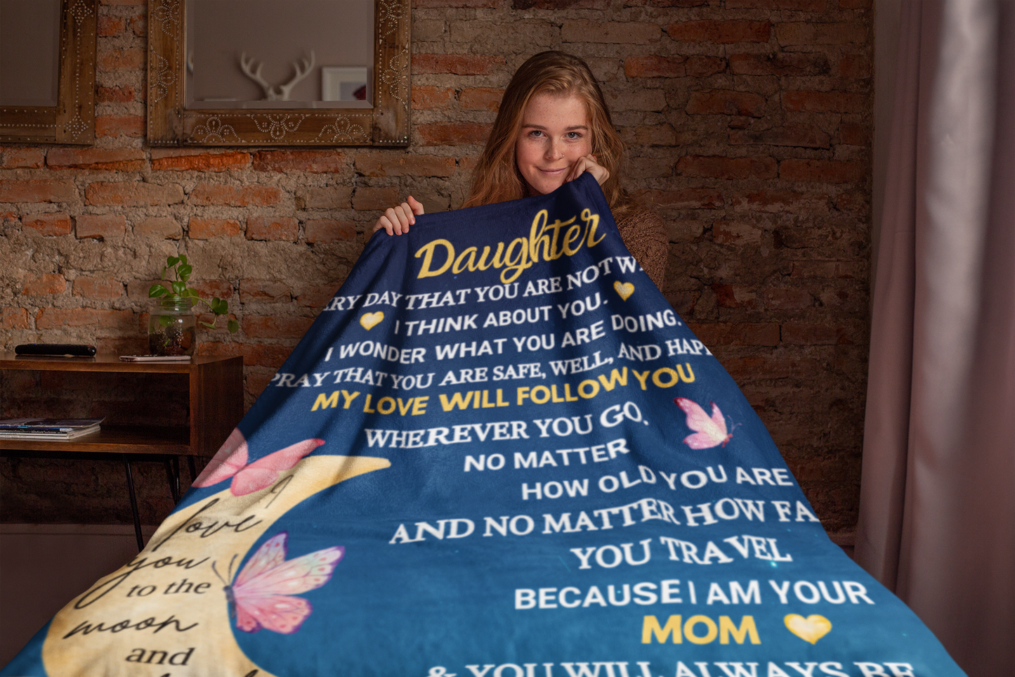 To My Daughter Blanket – A Gift of Love and Comfort from Mom to Daughter