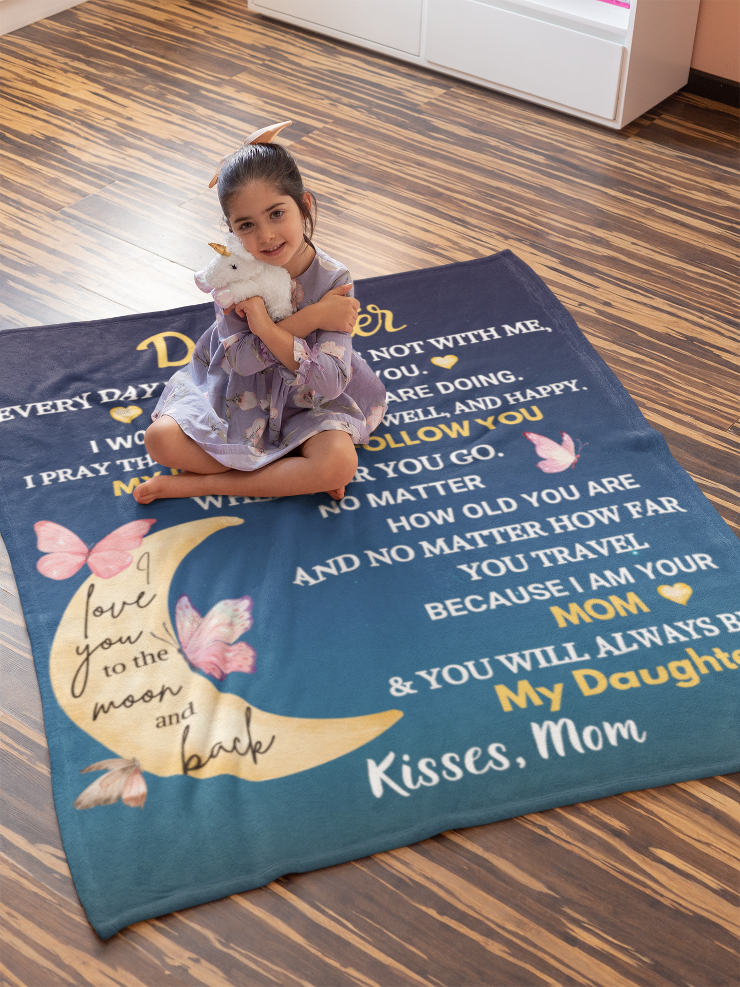 To My Daughter Blanket – A Gift of Love and Comfort from Mom to Daughter