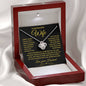 Gift for Wife " I Can't Live Without You Love Knot Necklace
