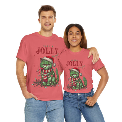 Vintage  Cat Christmas Cat T-Shirt