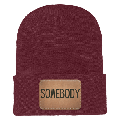 Adult Knit Beanie: 'Somebody’s Problem' and 'Somebody'| His and Hers Couple Beanie