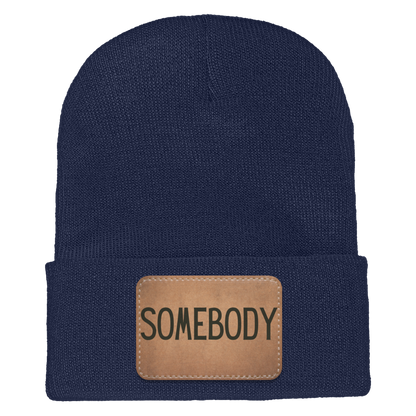 Adult Knit Beanie: 'Somebody’s Problem' and 'Somebody'| His and Hers Couple Beanie