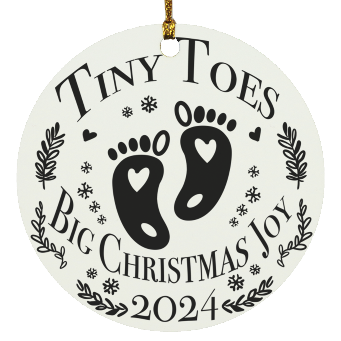 Biggest Christmas Joy Baby Ornament