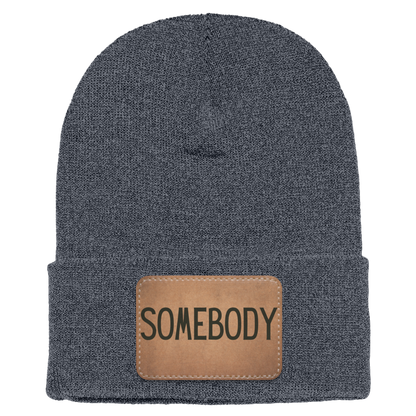 Adult Knit Beanie: 'Somebody’s Problem' and 'Somebody'| His and Hers Couple Beanie