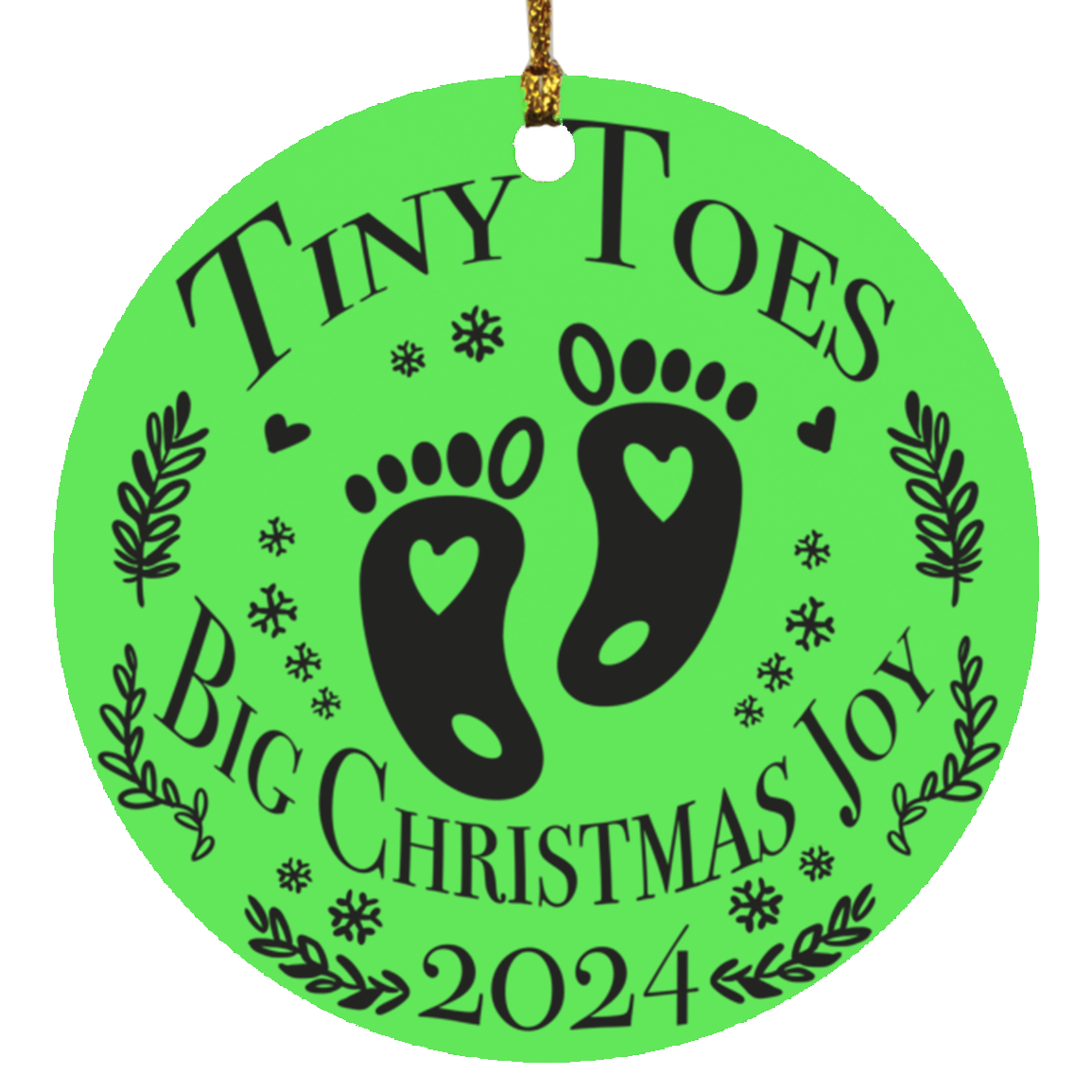 Biggest Christmas Joy Baby Ornament
