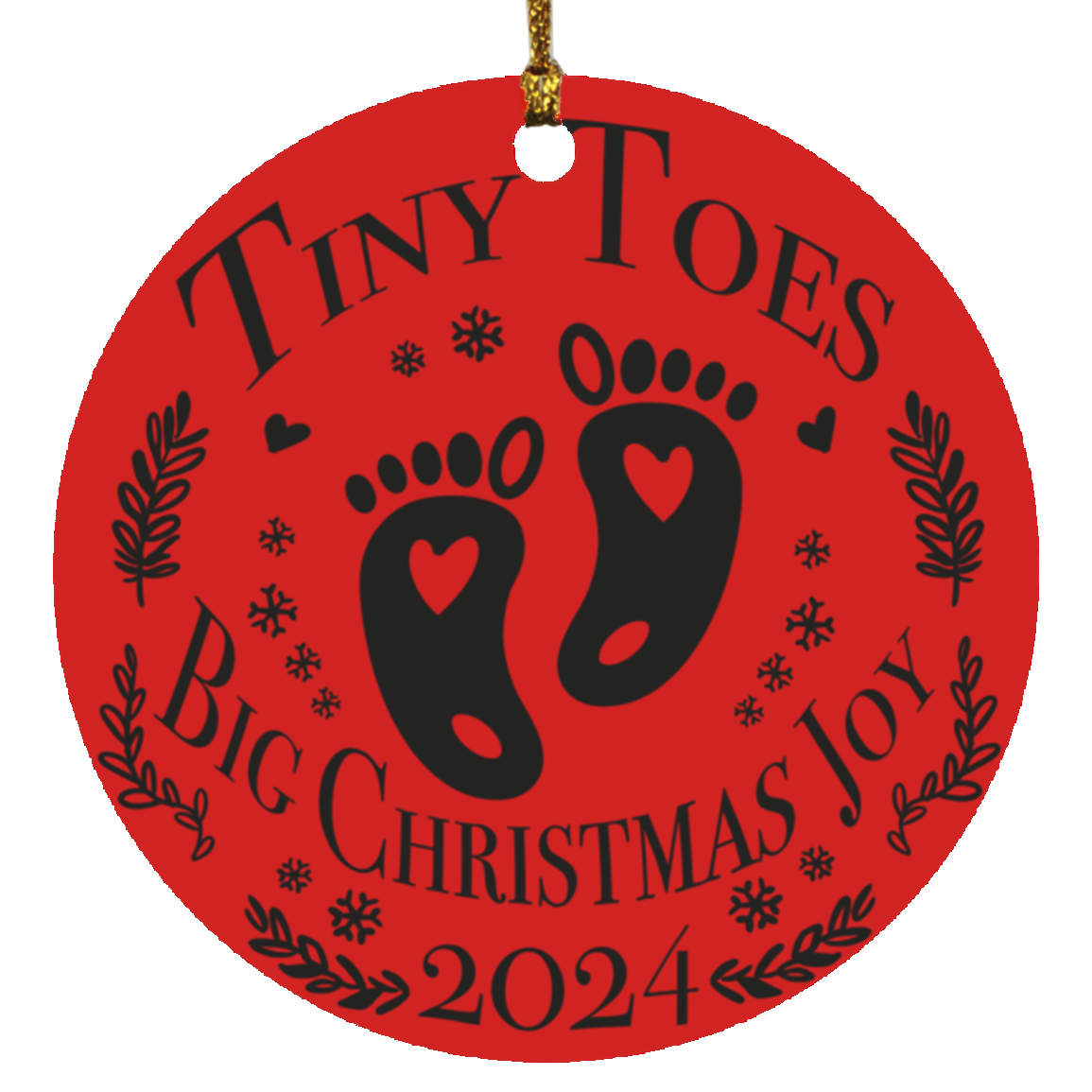 Biggest Christmas Joy Baby Ornament