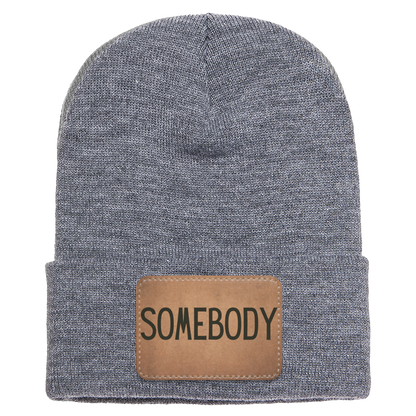 Adult Knit Beanie: 'Somebody’s Problem' and 'Somebody'| His and Hers Couple Beanie