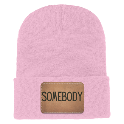 Adult Knit Beanie: 'Somebody’s Problem' and 'Somebody'| His and Hers Couple Beanie