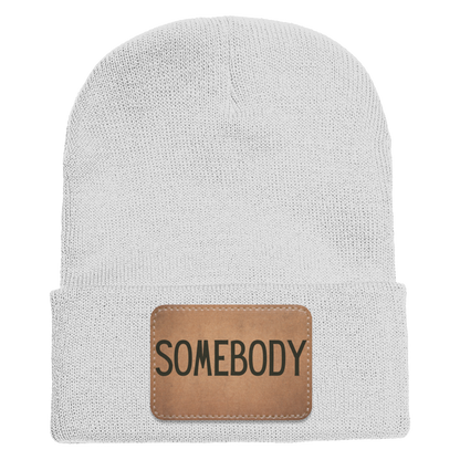 Adult Knit Beanie: 'Somebody’s Problem' and 'Somebody'| His and Hers Couple Beanie