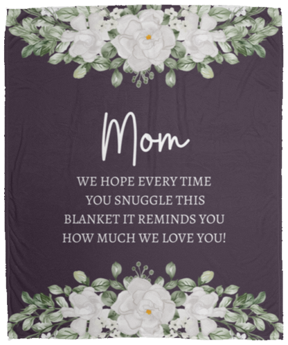 Mom Flower Blanket | Mother Gift