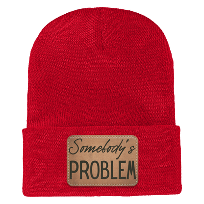 Adult Knit Beanie: 'Somebody’s Problem' and 'Somebody'| His and Hers Couple Beanie