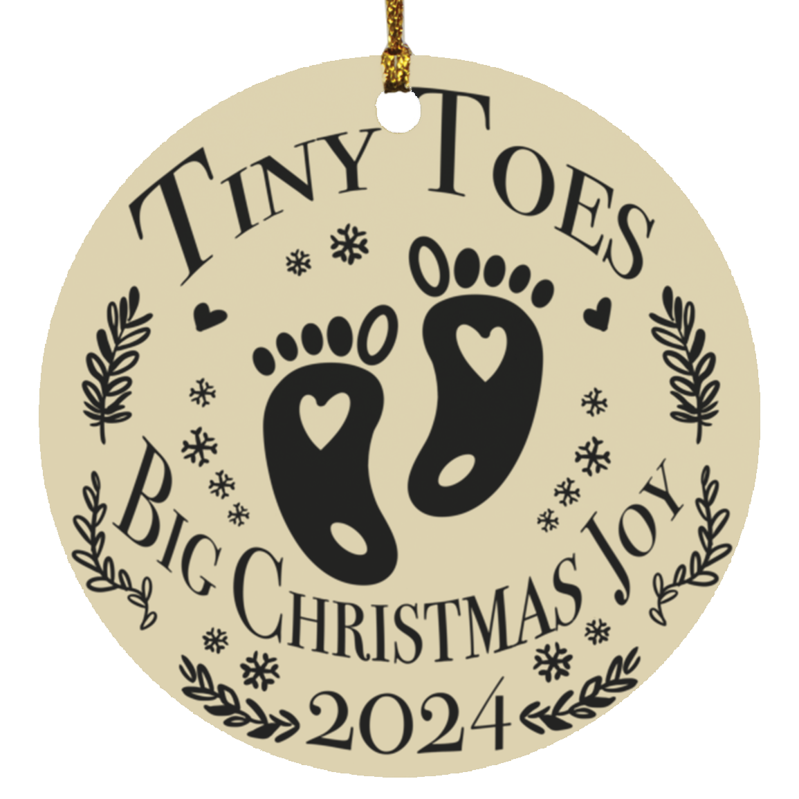 Biggest Christmas Joy Baby Ornament