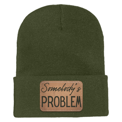 Adult Knit Beanie: 'Somebody’s Problem' and 'Somebody'| His and Hers Couple Beanie