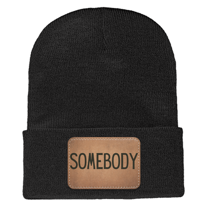 Adult Knit Beanie: 'Somebody’s Problem' and 'Somebody'| His and Hers Couple Beanie