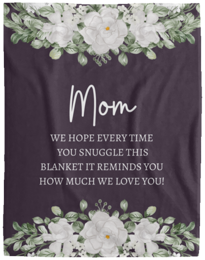 Mom Flower Blanket | Mother Gift