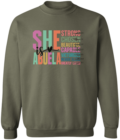 Empowering Sweatshirts for Mom, Mama, Mimi & Abuela – Strong, Beautiful, Capable